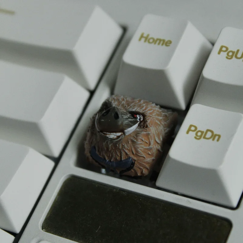Black Myth: Wukong Keycap Resin Game Peripherals Anime Key Cap Zhu Bajie 3D Creative Handmade Personalize Keyboards Accessories