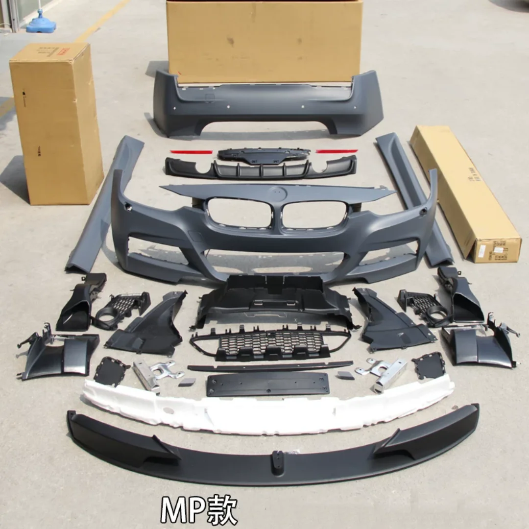 Unpainted body kit for BMW 3SERIES F30 F35 328 320li Modified MT MP Style Front & Rear bumper Side skirt Car Surround Auto Parts