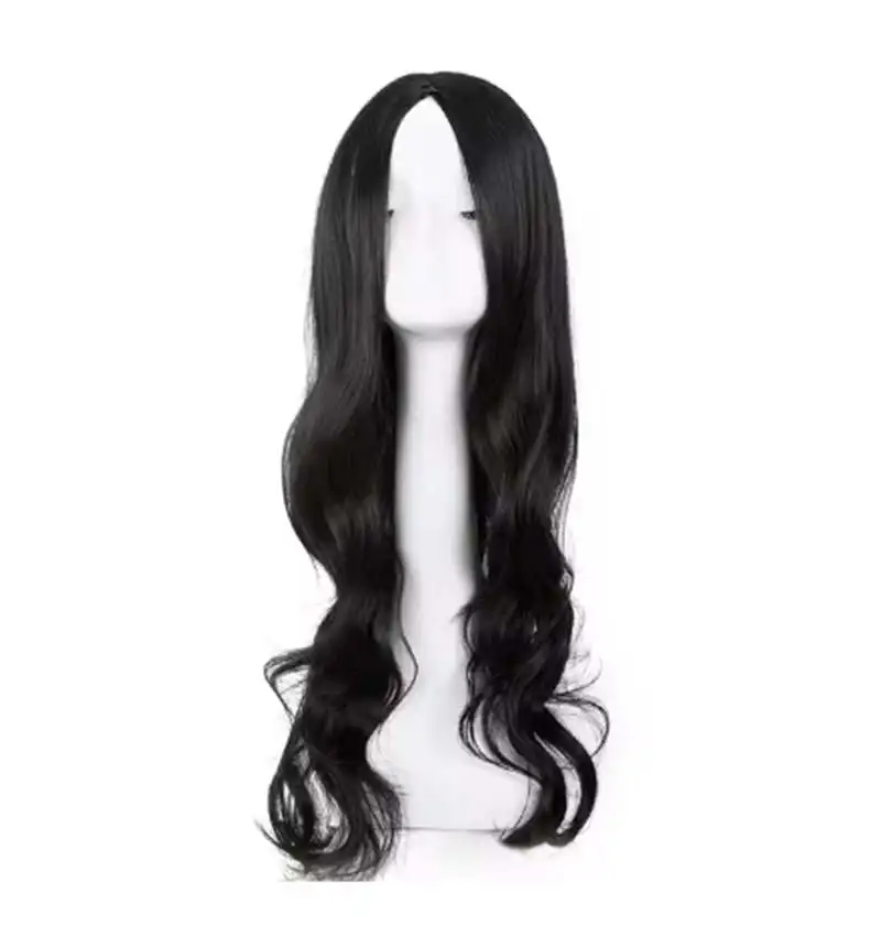 Synthetic probeauty Mermaid Wig Long Red Curly Body Wave Wig Halloween Cosplay Costume Wig for Women Fashion Wig for for Daily