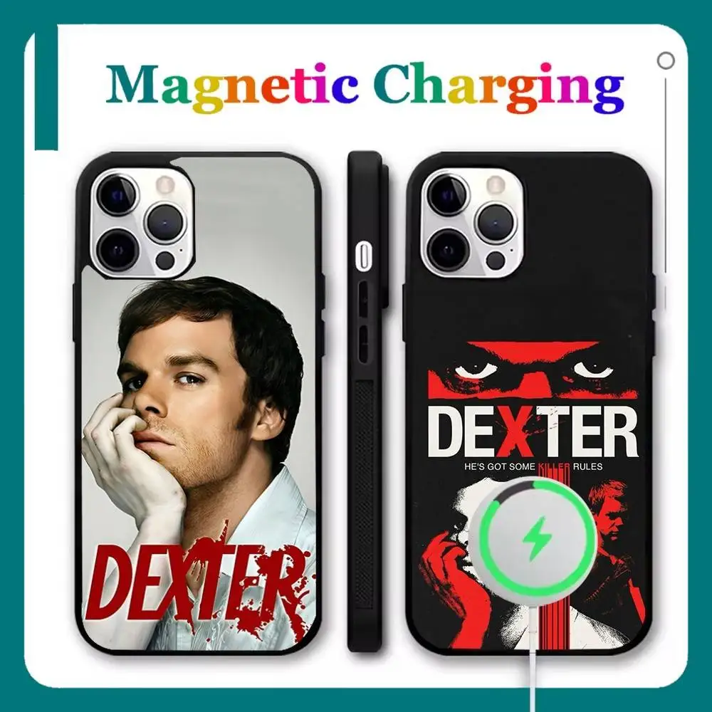 

Dexter Morgan Phone Case For iPhone 17,16,15,14,13,12,11,Pro,Max,Plus,Mini,Air,SE New Magsafe Magnetic Wireless Charging