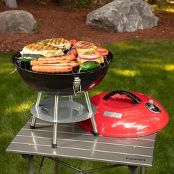 Portable BBQ Grill 1pc Charcoal Grill Portable BBQ Grill Kettle Outdoor Grills Smokers for Patio Backyard Barbecue camping oven
