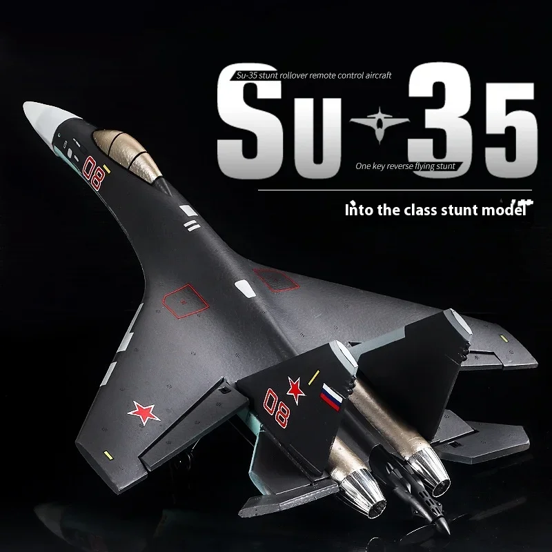 New Su-35 Qf009 Four-Channel Fighter Fixed Wing Foam Aircraft Electric Model Glider Beginner Remote Control Airplane Toy Gift