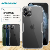 for Iphone 11 12 Pro /11 12 Pro Max / 12 Mini case Nillkin Ultra Clear and Thin TPU Case Camera Protection Shockproof Back Cover