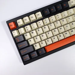 KBDiy 174 Keys/Set GMK Keycaps PBT Double Shot GMK Carbon Keycap for Mechanical Keyboard Game Custom Aula F75 F87 F99 Key Caps