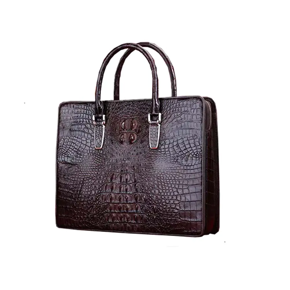 ourui Hot style crocodile bag male men briefcase business male handbag men bag crocodile bag