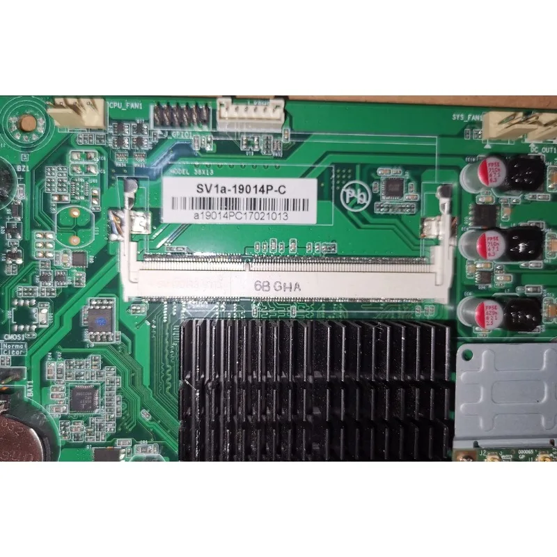 SV1a-19014p-c Quad Core 2.0G Sheet, Support mSATA Solid State Drive DC Interface J1900