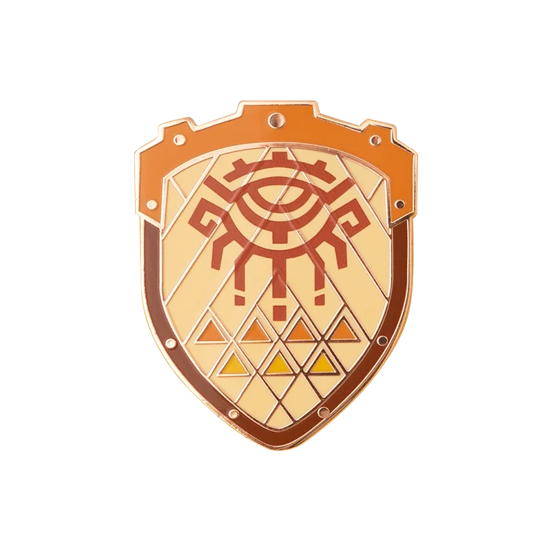 アニメバッジゼルダのハイリアの盾ピンブローチムジュラのマスクマスターソードバッジブローチラペルピンジーンズシャツバッグジュエリーギフト