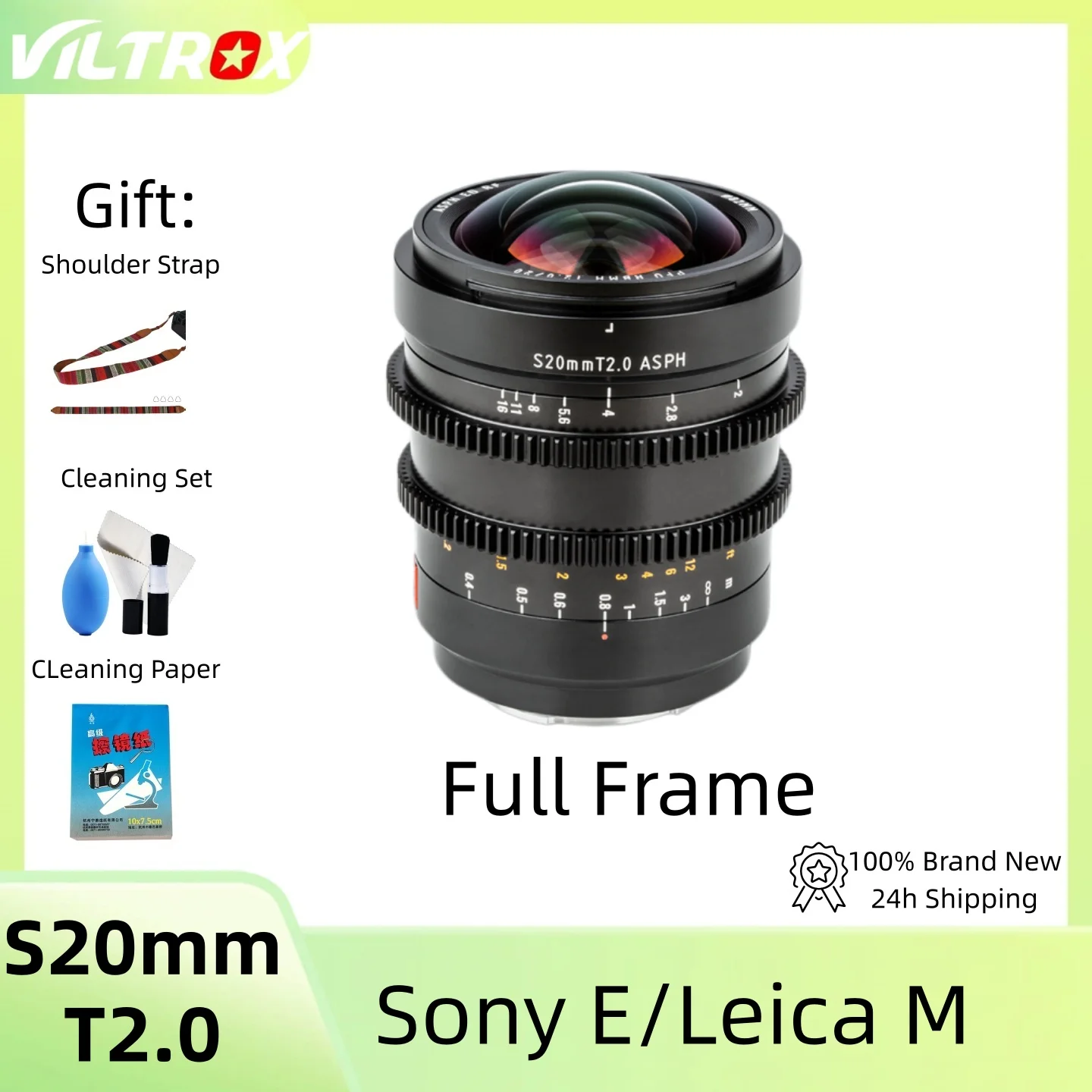 Viltrox 20Mm T2.0 F…