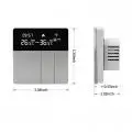 Smart Wi-Fi Thermostat with Touchscreen Display, i8HGA Water Heating System, Remote Control for Floor Heating System