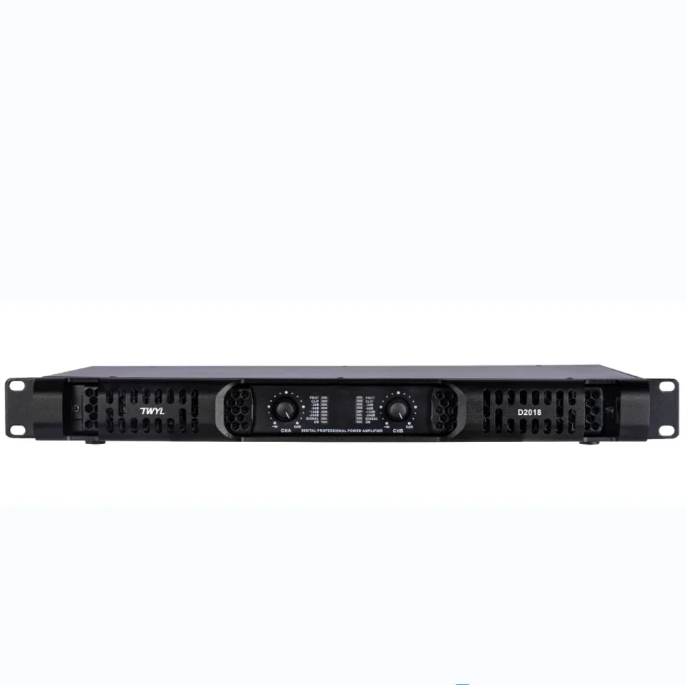 Class-D 1U 1800W *2 Channel Amplifier D2018