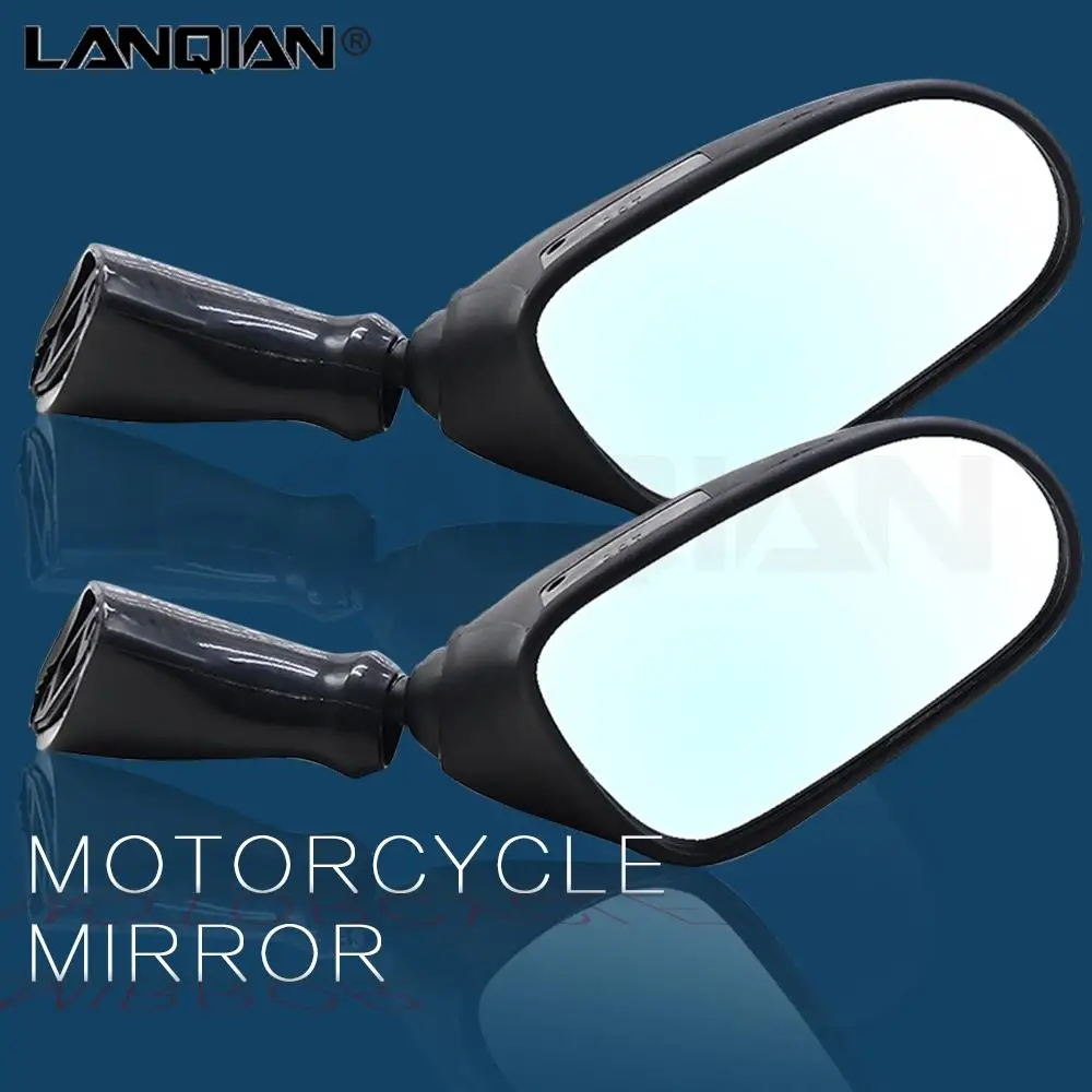 2Pcs Motorcycle Accessories Motorbike Rearview Mirror Motorcycle Mirror Folding Side Mirrors For suzuki GSX600F 1998-2002GSX750F