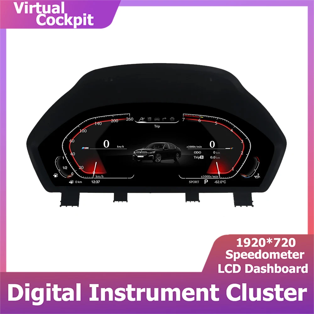 

12.3''Speedometer For BMW 3 4 Series F30 F31 F32 F33 F34 F36 Panel Digital Instrument Gauge Cluster Dashboard Virtual Cockpit