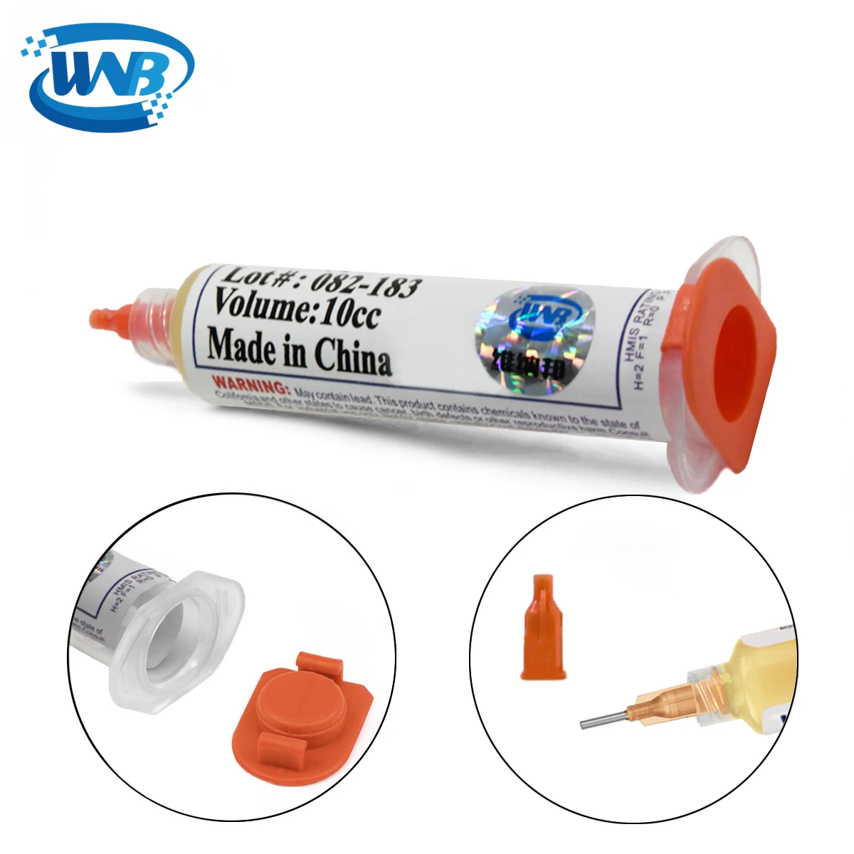 WNB 10cc NC-559-ASM-UV Solder Flux Lead-free No Clean Mild Rosin Flexible Soldering Paste for PCB Board LED BGA Chip Repair