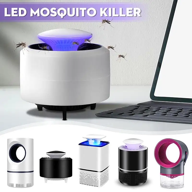 

USB Mosquito Killer Lamp Portable Low Noise Mosquito Trapping Camping Fly Bug Insect Killing Light for Outdoor Indoor Home