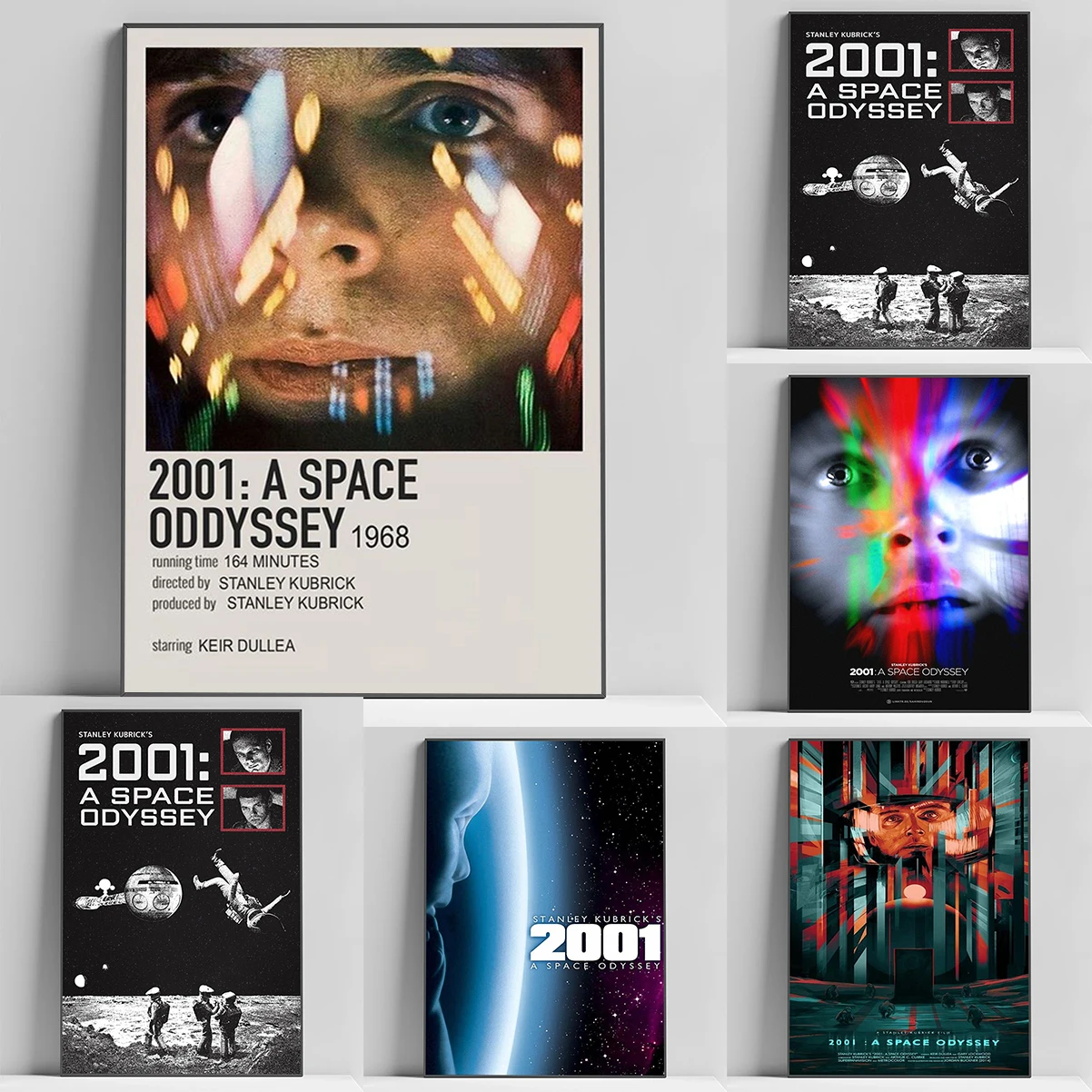 

Classic Movie 2001: A Space Odyssey Poster Decoration Pictures Room Wall Posters Room Decor Art Mural Vintage Home Decorations