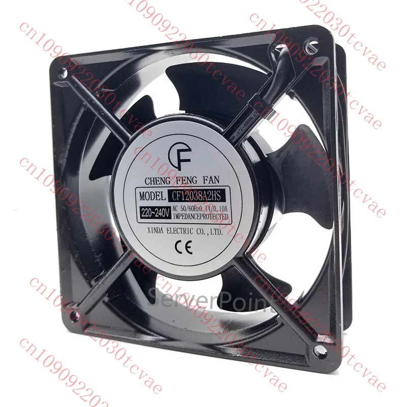 

For CF12038A2HS AC 220V-240V 0.14A/0.1A 50/60HZ 12038 Oil Bearing Cooling Fan