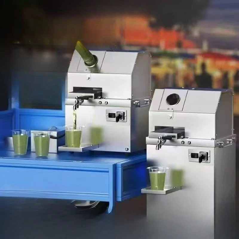 New clamshell sugarcane juice machine, sugarcane juicing stall, dual-purpose battery integrated