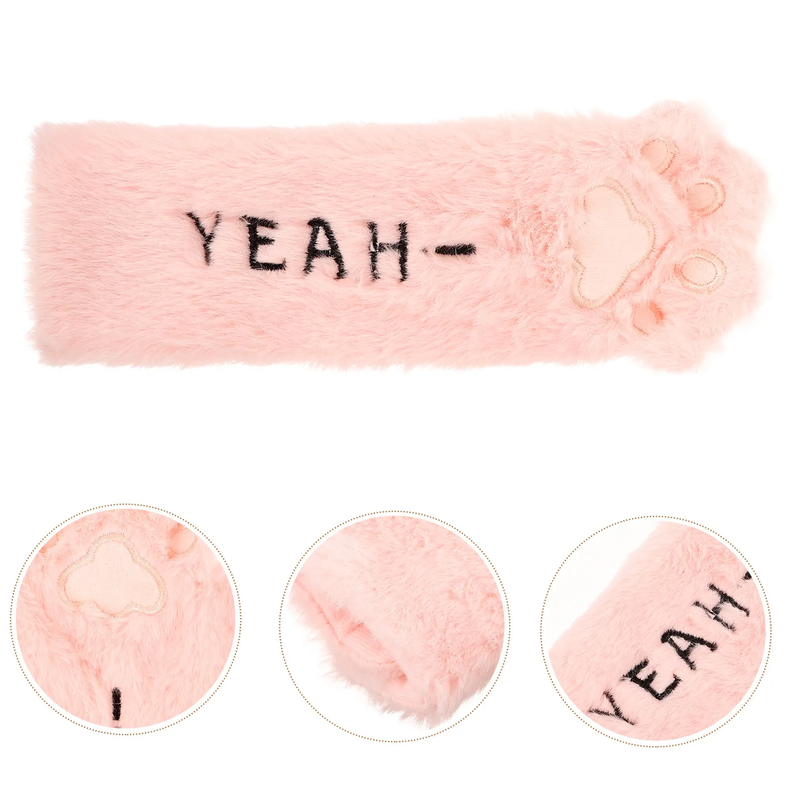 

Shoulder Pad Cat Paw Soft Comfort Protector Safety Strap Cover Cushion for Driving Pink Covers