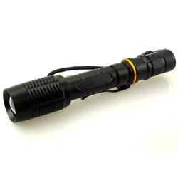 High Brightness 2000 Lumens Upgrades 4.2V LED Flashlight LED T6 18650 Battery White Light Focus Lamp