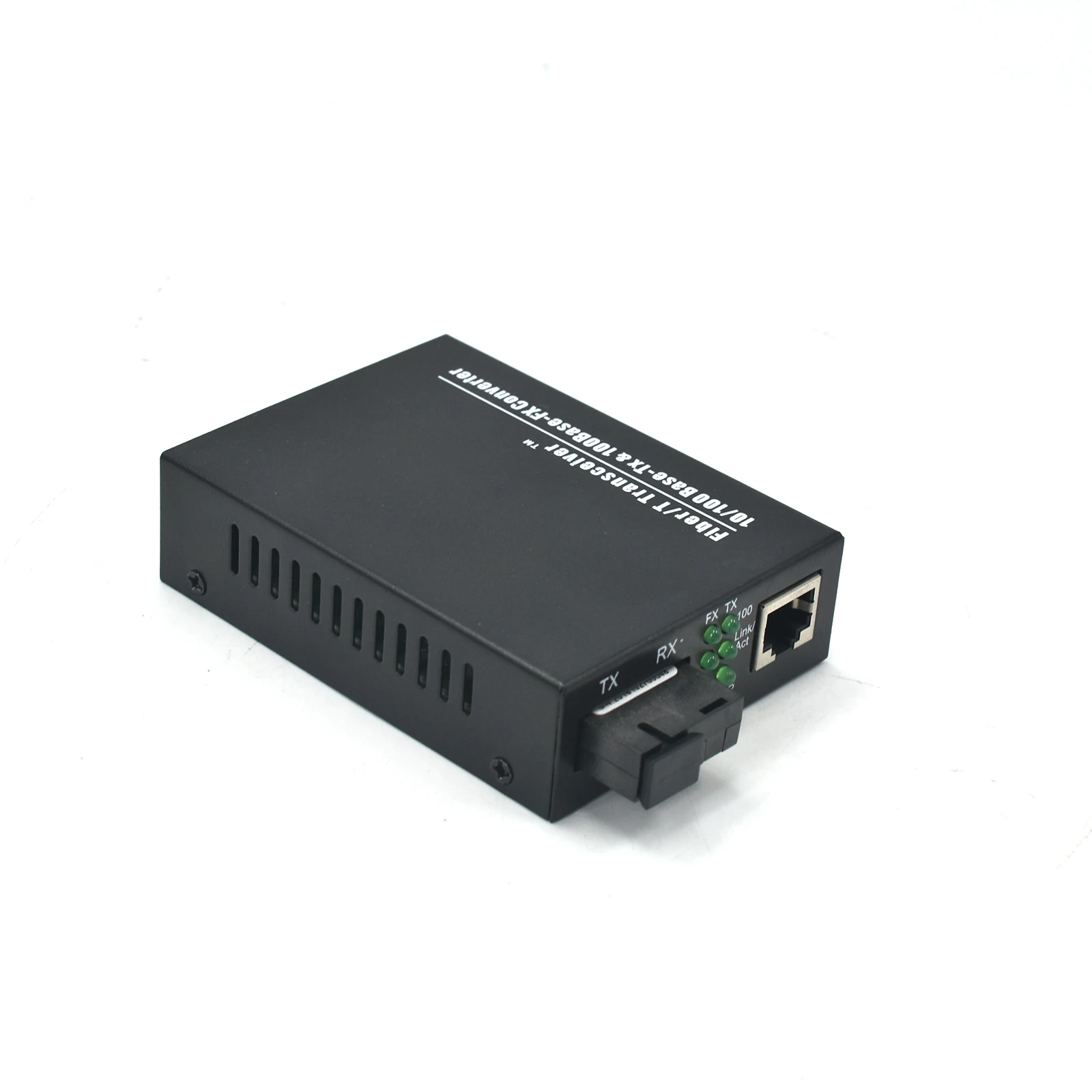 Single Mode Fiber Optic Media Converter, 100Base TX FX, 1310, 1550nm, 20km, 1Pair