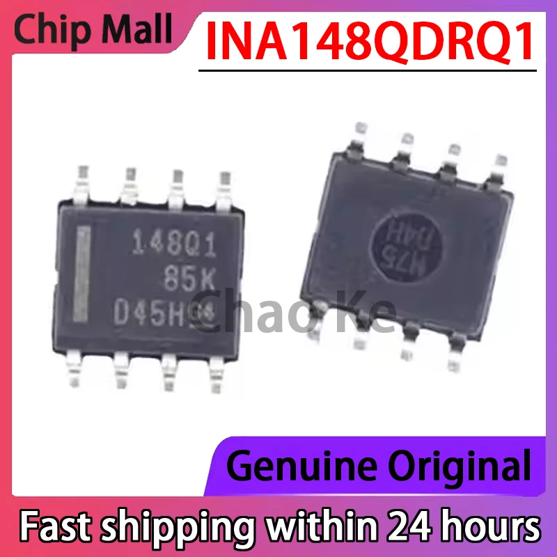 1PCS New INA148QDRQ1 Silk Screen Printed 148Q1 INA148 Original Differential Amplifier Chip IC in Stock