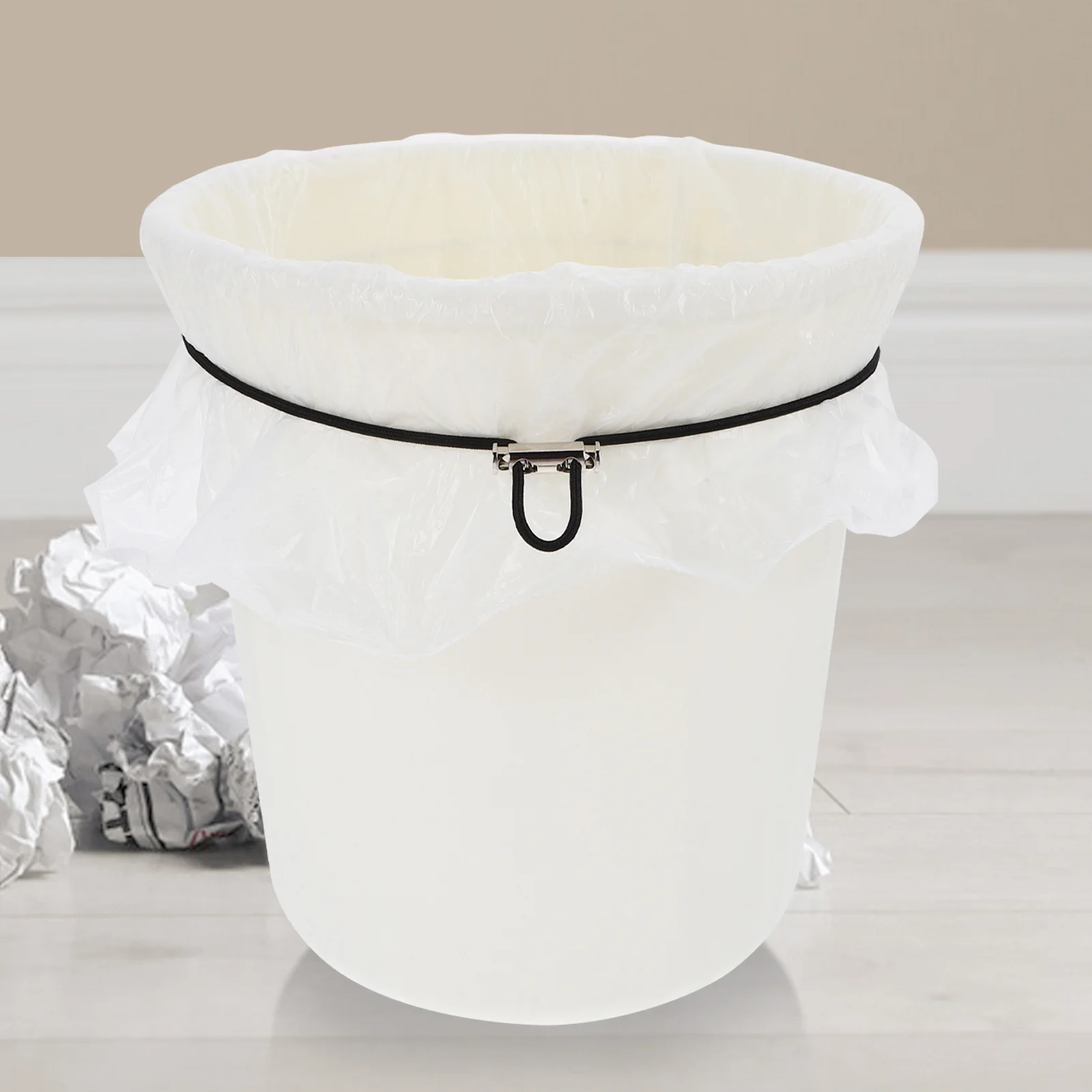 3pcs Elastic Cord For Trash Can Bags Adjustable Rubber Bands Strap Garbage Bin Outdoor Camping Picnic Use Fixed Ropes