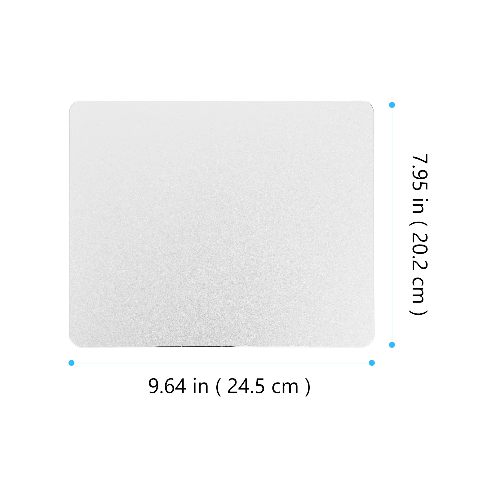 

Aluminum Alloy Mouse Pad 30X30Cm Square Double-Sided Desk Gaming Office Mat Lightweight Ergonomic Design Metal Mousepad