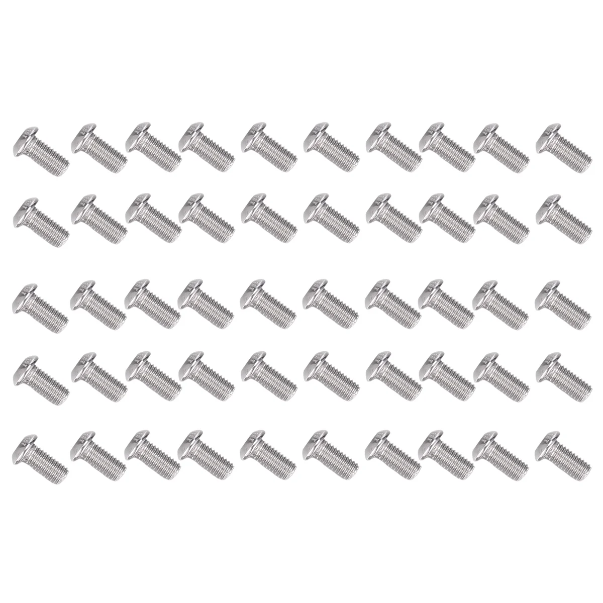 HOT M6 x 12 mm Edelstahl-Innensechskant-Halbrundkopfschrauben, 50 Stück