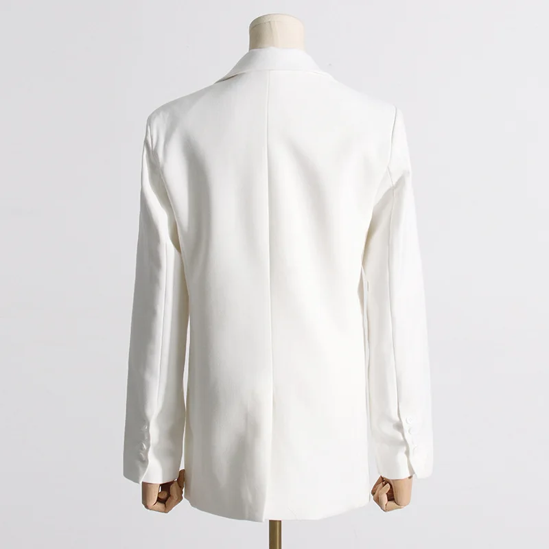 مزاجه ركاب دعوى المرأة الخريف موضة جديدة جوفاء الخصر تصميم البدلة سترة TRAF المرأة الصيف ملابس خارجية مكتب #2