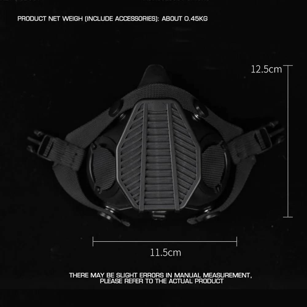Speciale respiratore tattico maschera antigas versione di comunicazione caccia all'aperto combattimento softair mezza maschera puntelli cosplay di Halloween