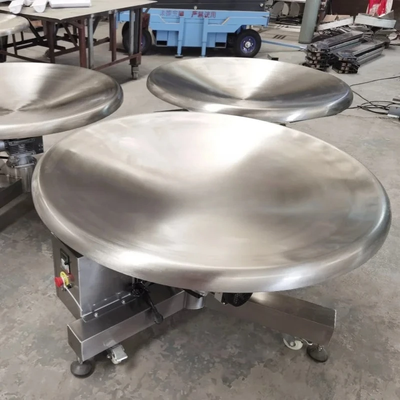 1M Automatic 304SS Collection    for Food Processing Lines Rotating Accumulation    Collection Turn   Machine