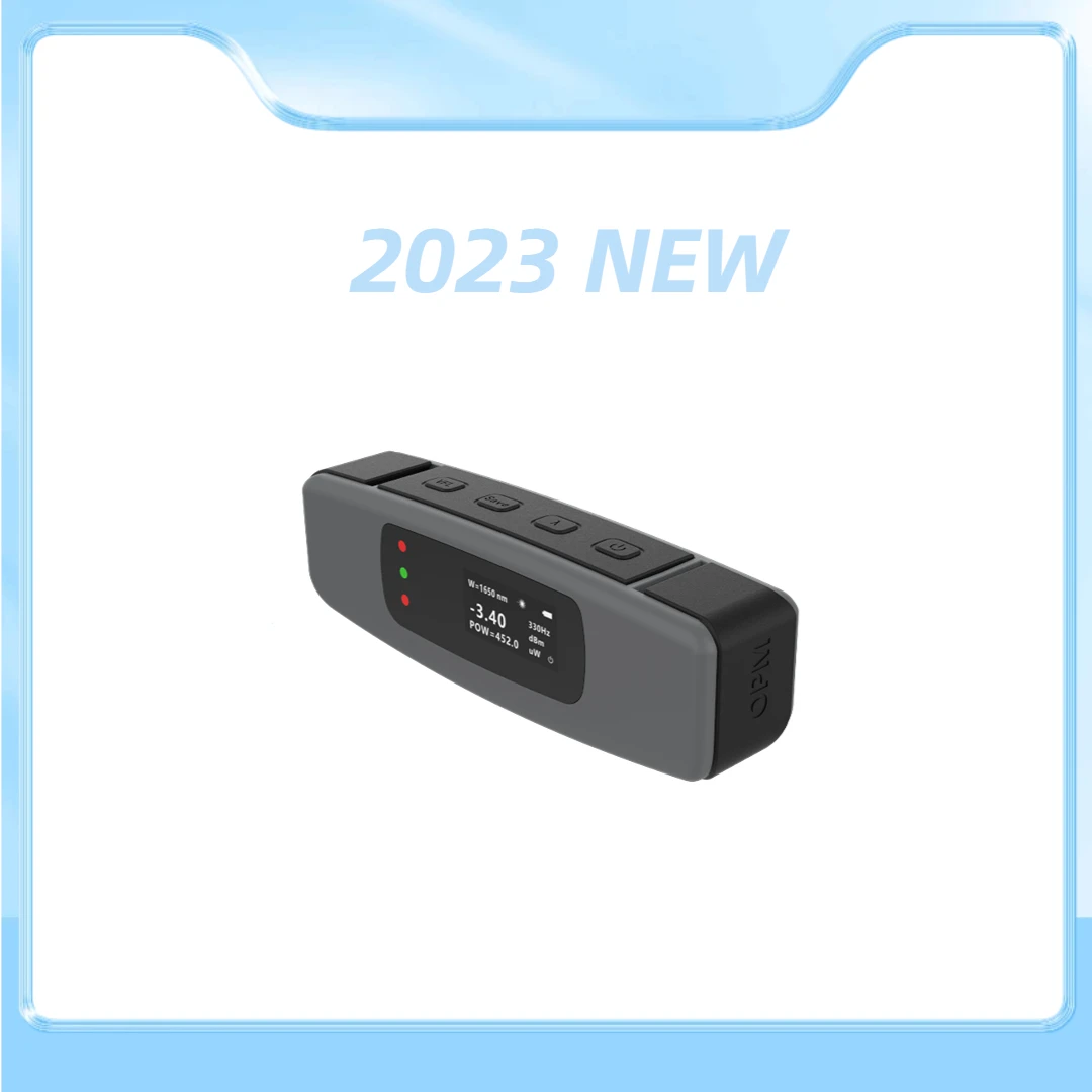 FTTH 2023New 2 in 1 Mini Rechardgeable Optical Power Meter with VFL -70~+10dBm/-50~+26dBm Visual Fault Locator 2/5/10/20/30/50mw