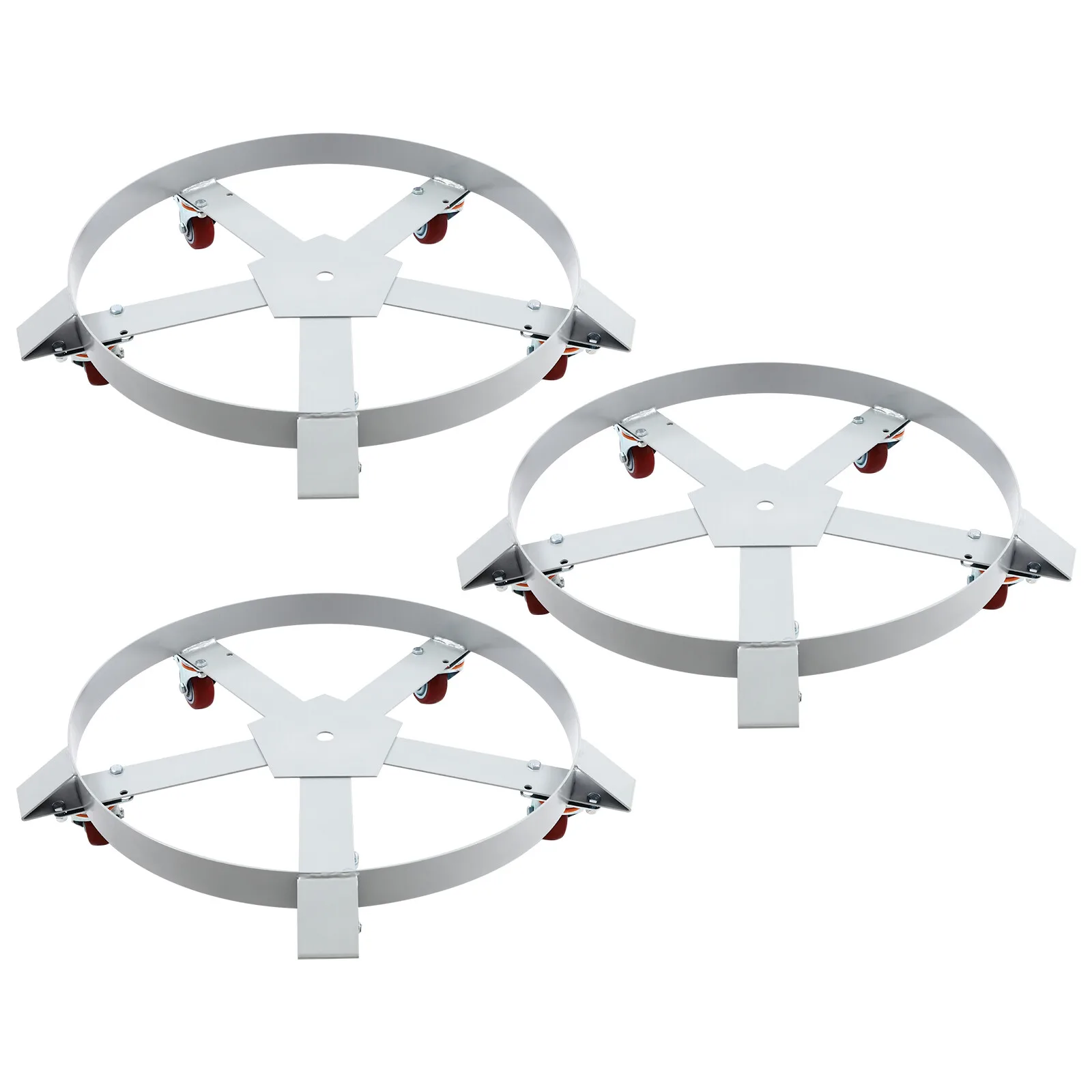 頑丈なドラムドリー、耐荷重1250ポンド、高強度スチール、上げバッフル、クロスバー、防錆、メンテナンスが簡単