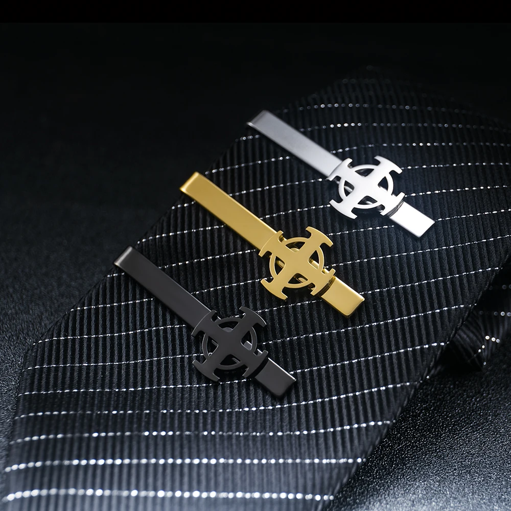 Celtic Cross Tie Clip Stainless Steel Christian Symbol Necktie Clamp Vintage Religious Jewelry Trendy Mens Wedding Birthday Gift