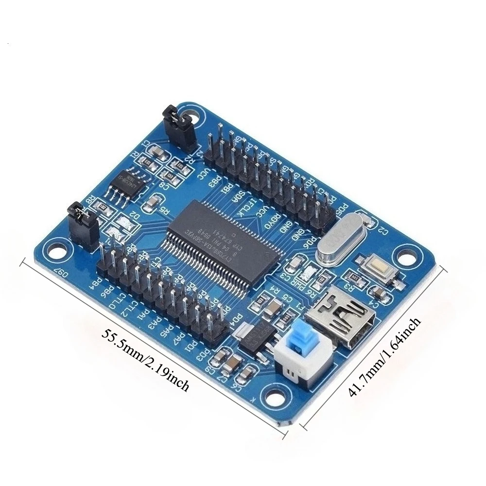 1pcs EZ USB FX2LP CY7C68013A USB Core Board Development Board for Logic Analyzer USB 2.0 High Speed