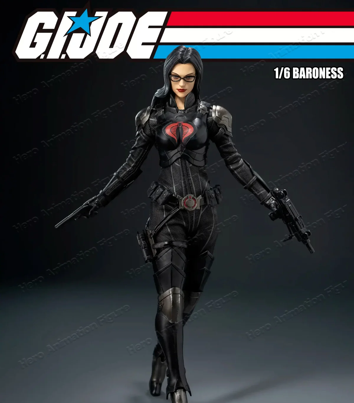 In Stock [Original] Threezero 3Z0350 FigZero G.I.JOE Baroness 1/6 Action Figure Model Toy Gift Collection view 6
