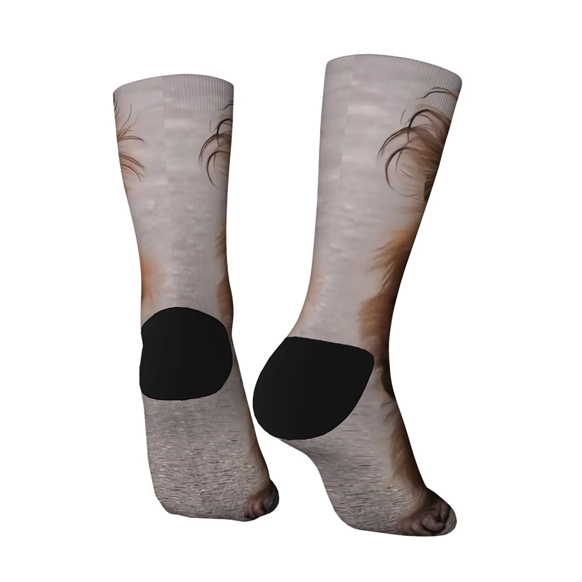 Novel and Quirky Realistic Monkey Print Men's Socks Comfortable Breathable Soft Socks Street Fashionable Funny and Retro Socks view 5