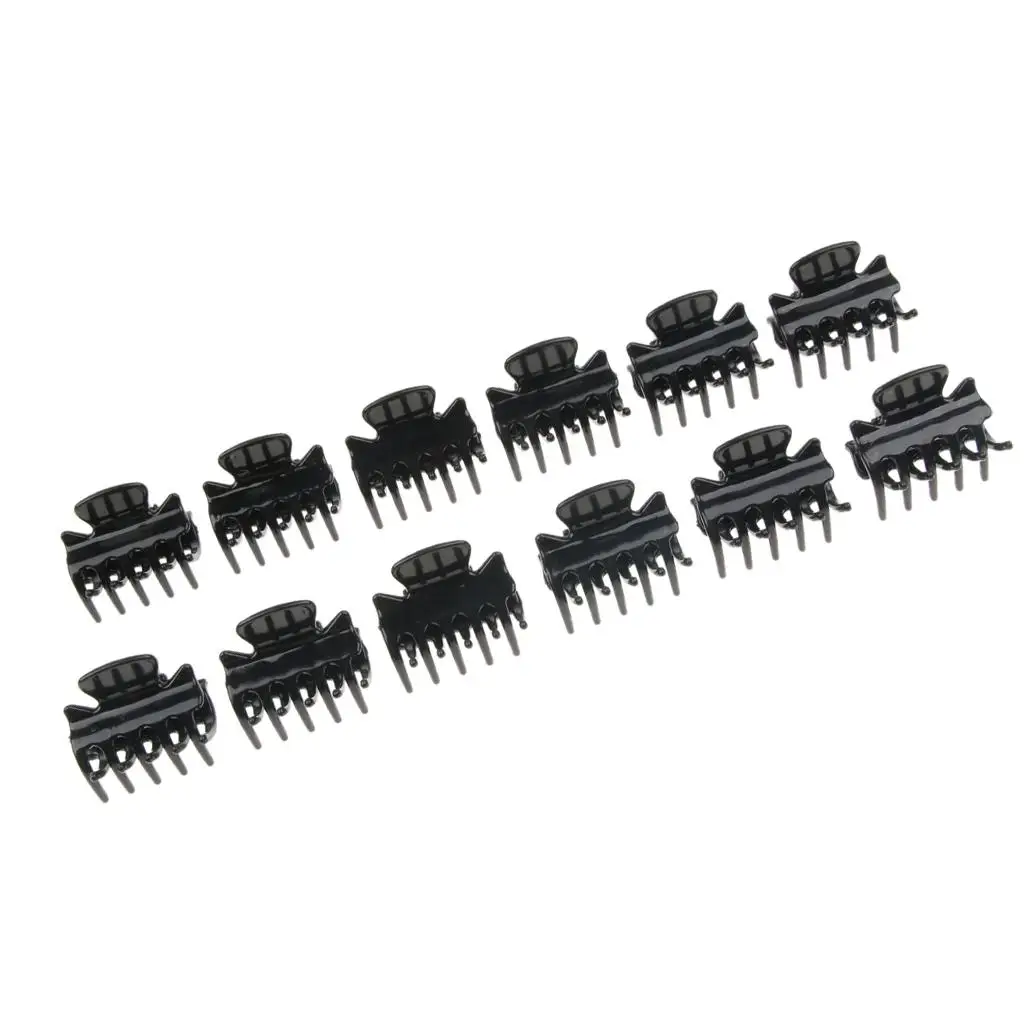 Mini Hair Claw Clips Resin Alloy Smooth Edge Small Clips Popular Hair Accessories for Girl Daily Wear
