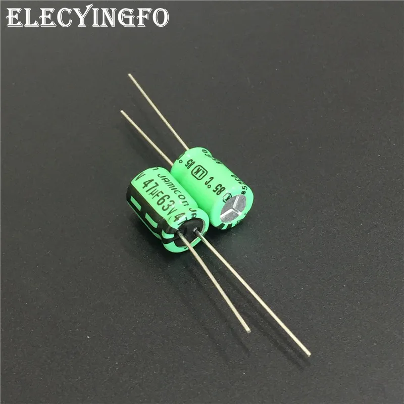 

100pcs 47uF 63V47uf JAMICON LK Series 8x11.5mm Low Leakage Current 63V47uF Aluminum Electrolytic Capacitor