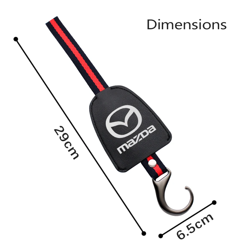 1/2Pcs Leather Car Seat Headrest Hooks Car Back Seat Organizer Hanger Holder Hook For Mazda CX3 CX9 MX5 RX8 Axela Demio Atenza