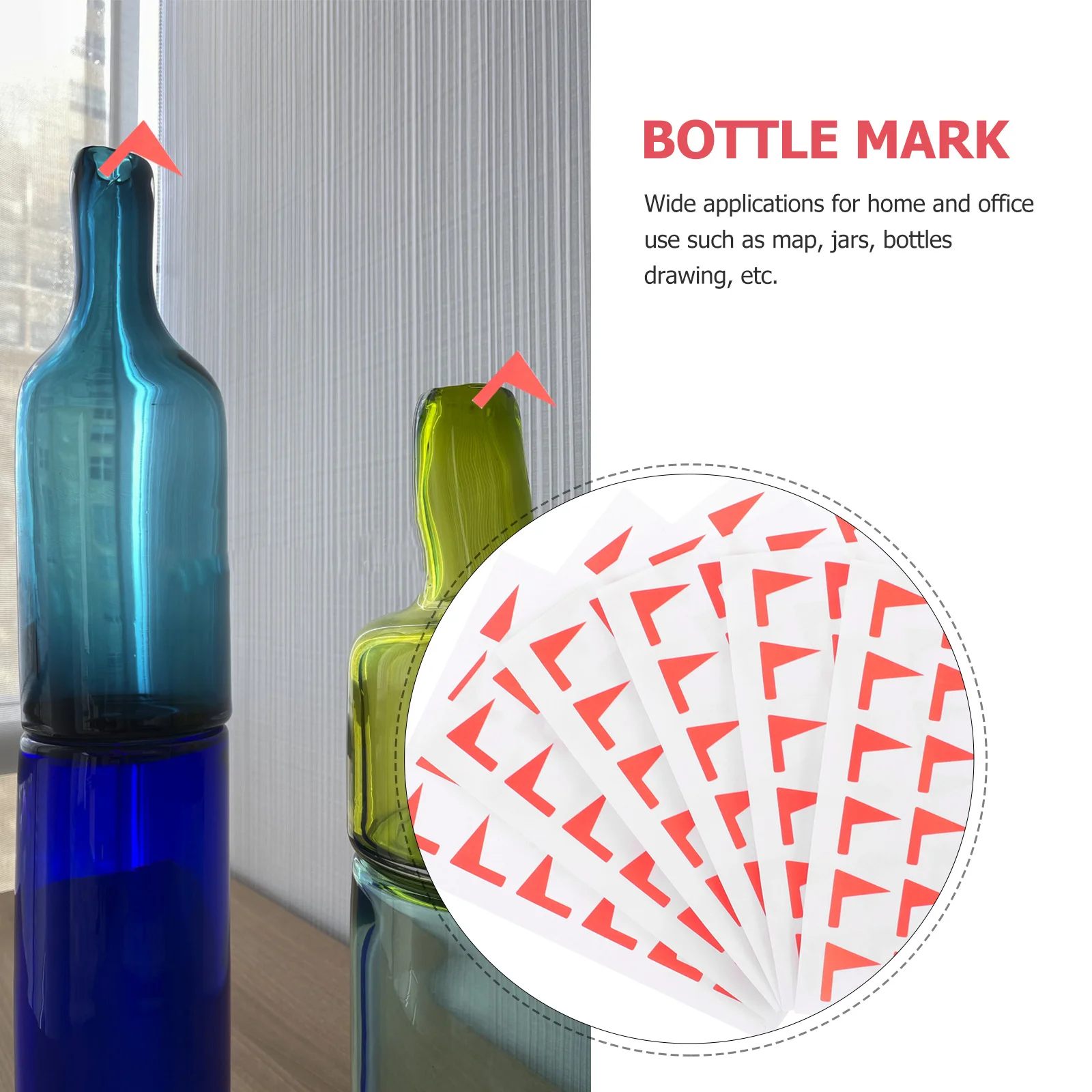 

1pcs Label Sticker Sheets Self-Adhesive Classified Marking Labels For Home Office Organization Map Jars Bottles Diy Tracking