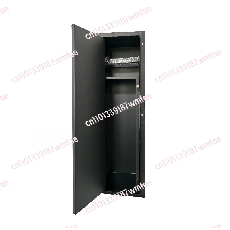 Modern all-in-one recessed niche toilet accessory SUS304 hidden invisible storage insert Wamen tissue box and toilet brush