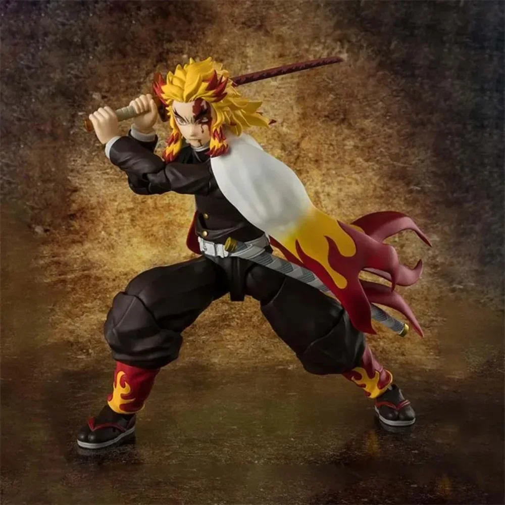 

Bandai S.H.Figuarts SHF Demon Slayer Rengoku Kyoujurou Akaza Hakuji Anime Action Figure Model Toy Collection Doll Gifts In Stock
