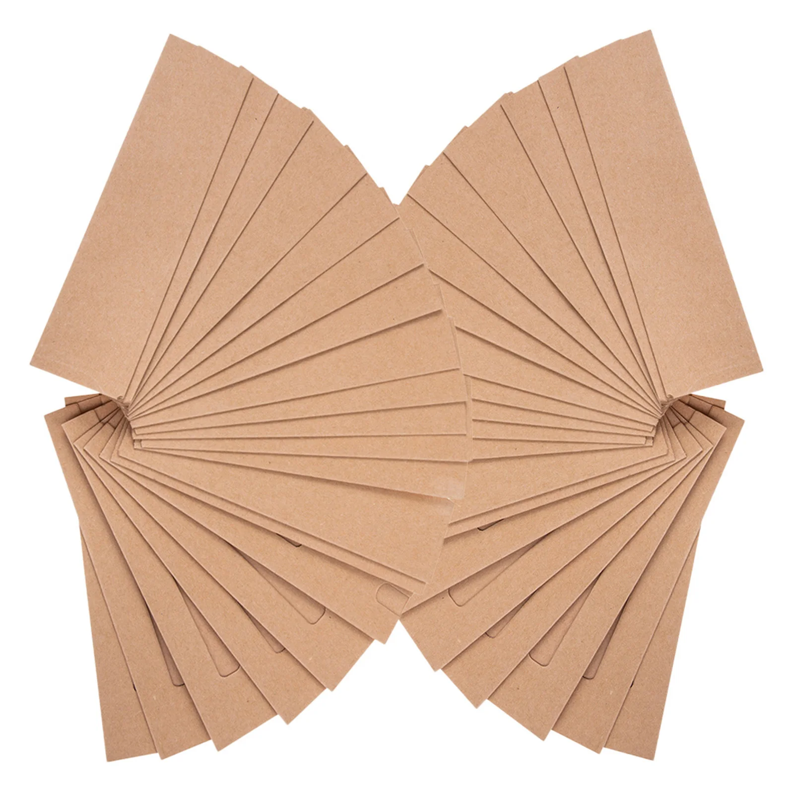 50 stücke Kraft Papier Beutel Glatte Fenster Einzelnen Stift Halter Tasche Für Büro Schule Geschenk Stift Lagerung Organizer Braun Bleistift fall