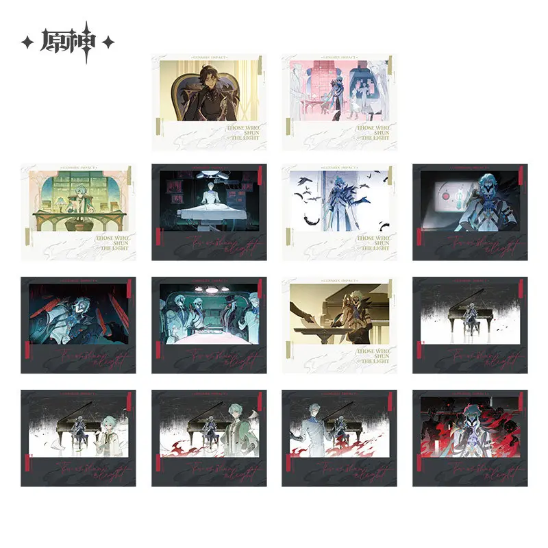 Original MIHOYO Game Genshin Impact Pantalone Il Dottore Zandik Collection Card Cosplay Anime Accessories Halloween Gift