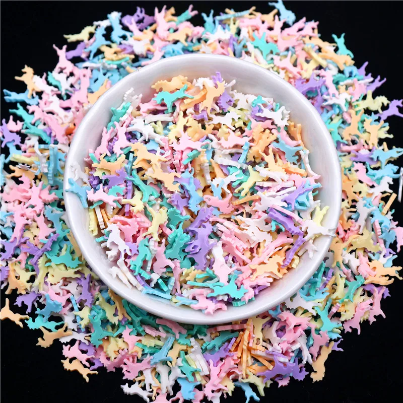 10g Hot Clay Mixed Cherry Blossoms Flower Sprinkle Polymer Clay Slices Nail Art Decorations Manicure Design Accessories Tool