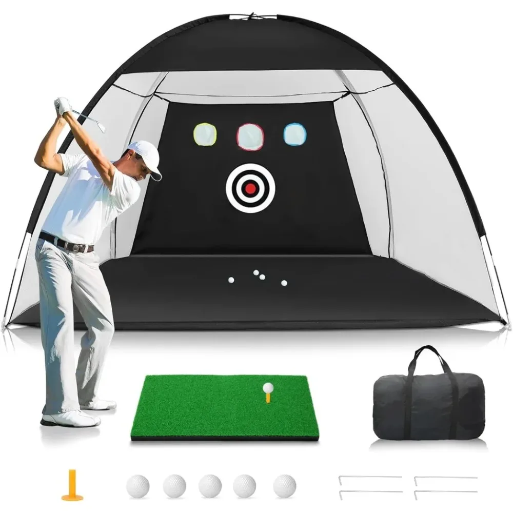 Golf prática redes para uso indoor e outdoor, 10x7ft