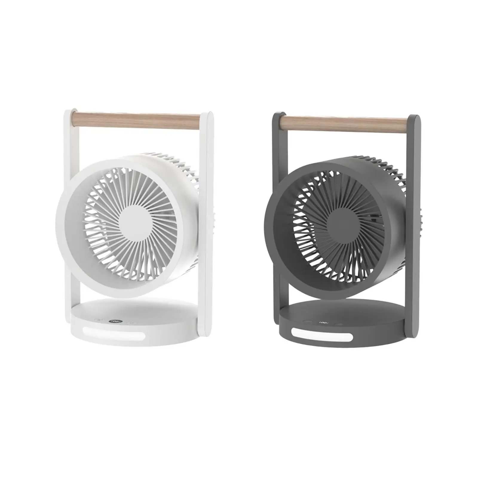 Portable Desk Fan Desktop Fan with Night Light for Living Rooms Compact