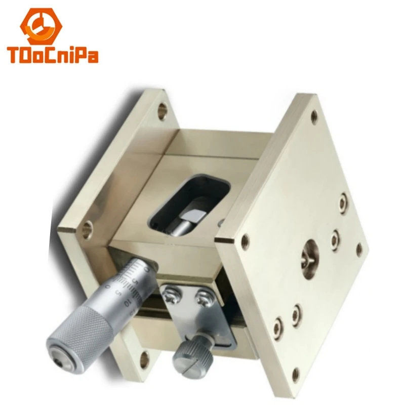 LZB-40-Mesa de desplazamiento de eje Z Horizontal de precisión Manual de acero inoxidable, LZB-60, tipo rodillo cruzado