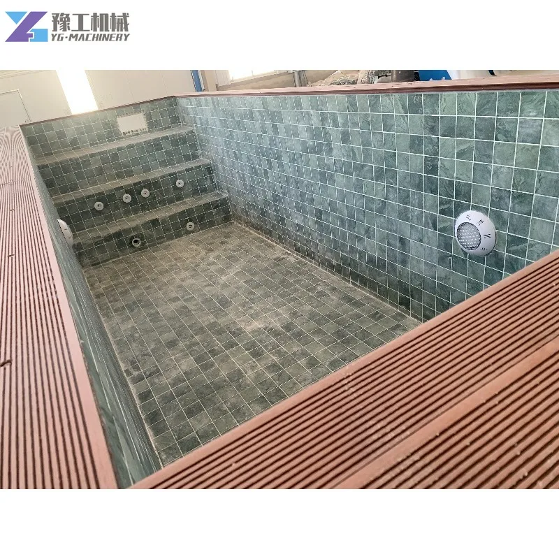 Customized Prefab Swimming Pool Modern Portable Swimming Pool Container Underground Inground with Massage Hot Tube Spa Jets